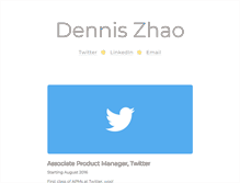 Tablet Screenshot of denniszhao.com